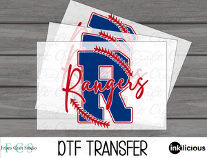 Baseball R Rangers DTF