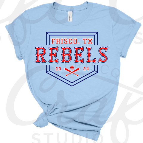 Rebels Baby Blue Shirt