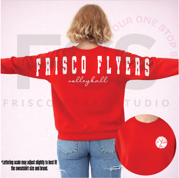 Frisco Flyers Volleyball Marquee Letter Sweatshirt