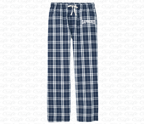 Sapphires Flannel PJ Pants