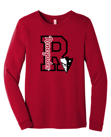 Renegades Varsity Cotton Long Sleeve - Red