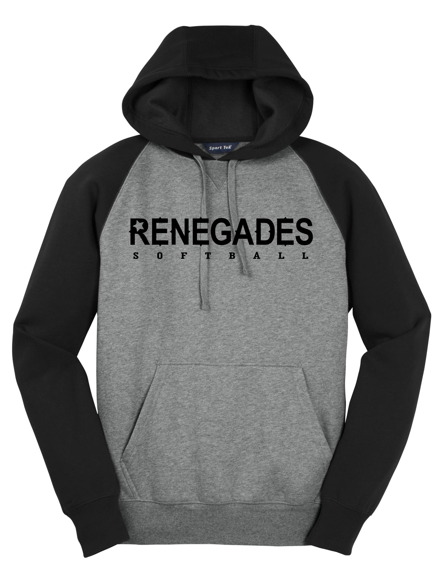 Renegades Color Block Black/Grey Hoodie - Option 3
