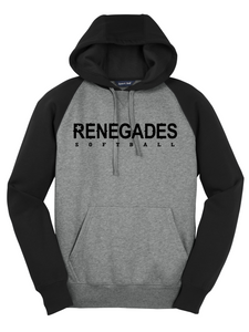 Renegades Color Block Black/Grey Hoodie - Option 3