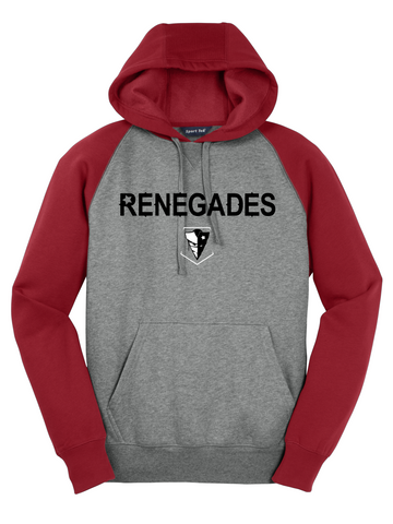 Renegades Color Block Red/Grey Hoodie - Option 3