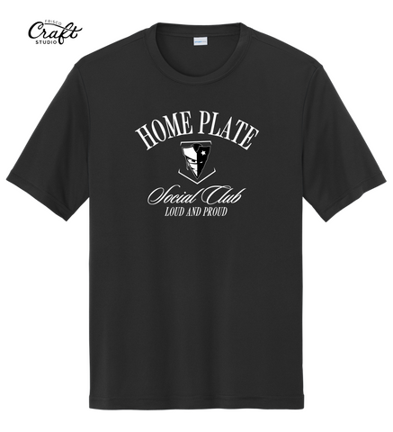 Renegades Home Plate Social Club Short Sleeve Dri-Fit - Black