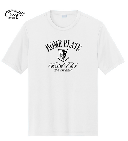 Renegades Home Plate Social Club Short Sleeve Dri-Fit - White