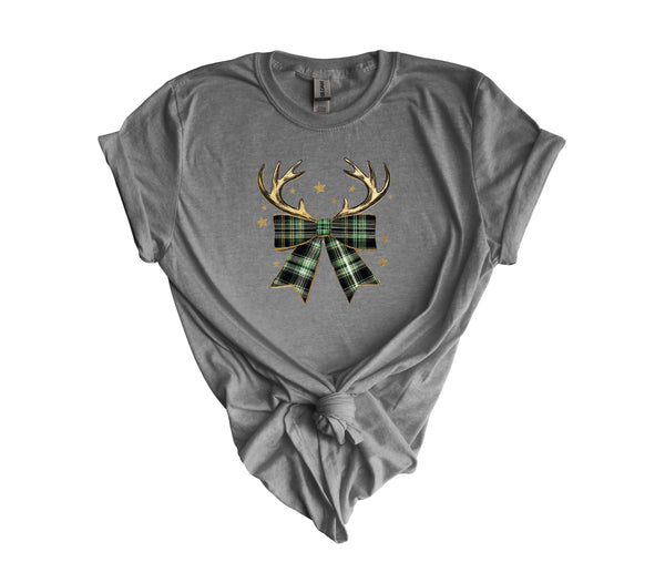 Reindeer Retro Bow DTF