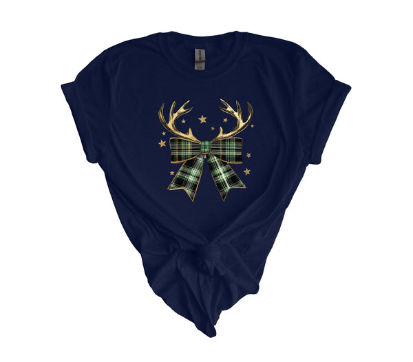 Reindeer Retro Bow DTF