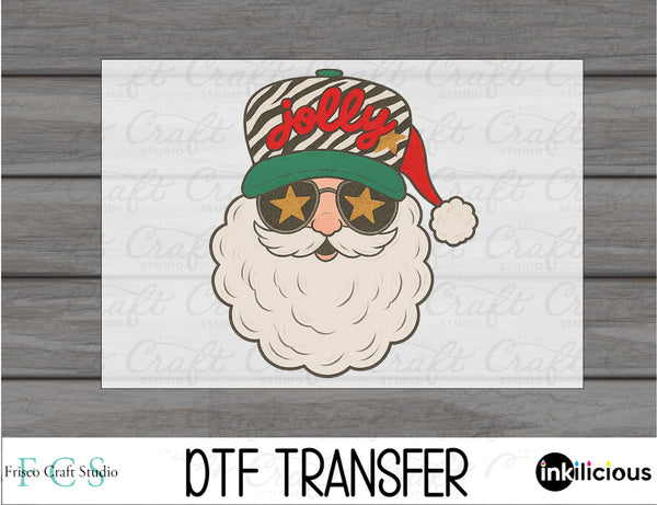 Santa Stripe Hat DTF