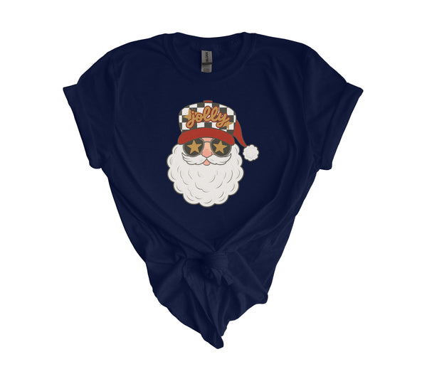 Santa Checkered Hat DTF