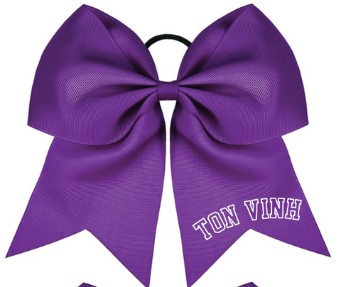 Purple House 8 Inch Bow