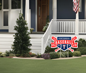 Centennial Titans Baseball Yard Sign  - Personalized