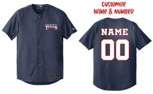 Customizable Centennial TITANS Baseball Jersey