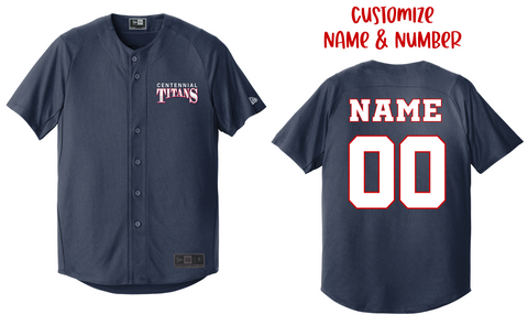 Customizable Centennial TITANS Baseball Jersey