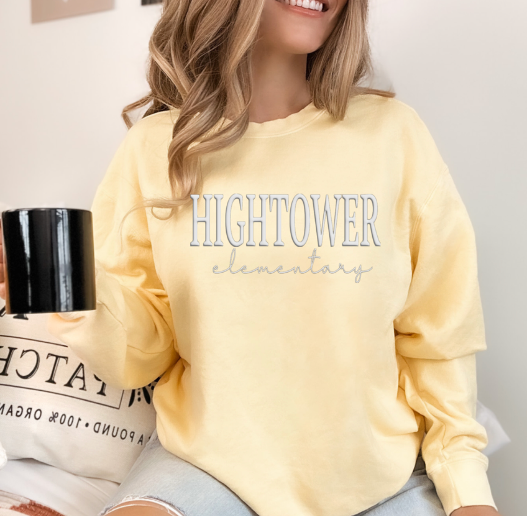Hightower Elementary "PUFF" - Comfort Colors Sweatshirt