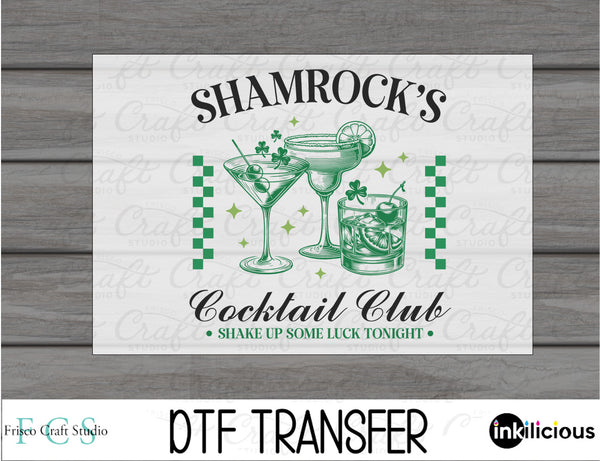 Shamrocks Cocktail Club DTF