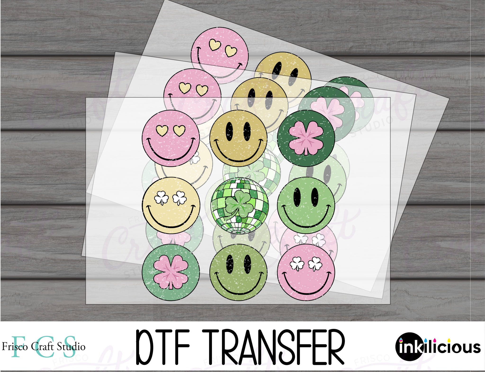 Smiles and Clovers-Direct to Film Transfer