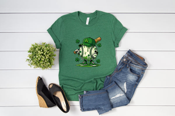 St. Patrick Dripping Baseball DTF