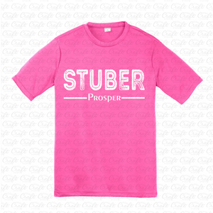 Stuber Distressed Dri Fit-Neon Pink