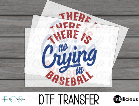 There is No Crying in Baseball