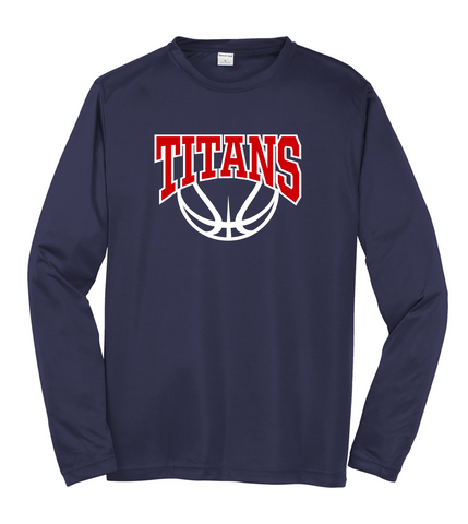Titans Basketball Dri-Fit Long Sleeve T-Shirt