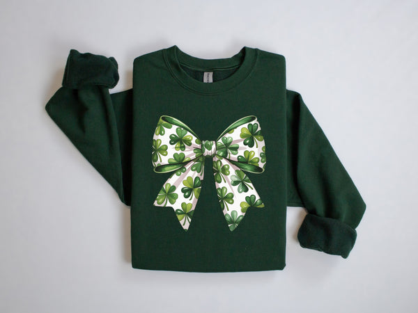 Coquette St. Patricks Day Bow DTF