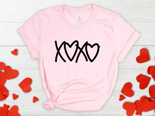 Heart XOXO DTF