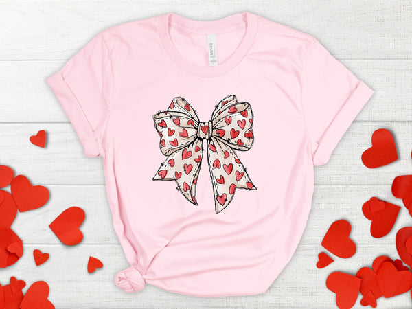 Valentines Day Coquette Bow DTF