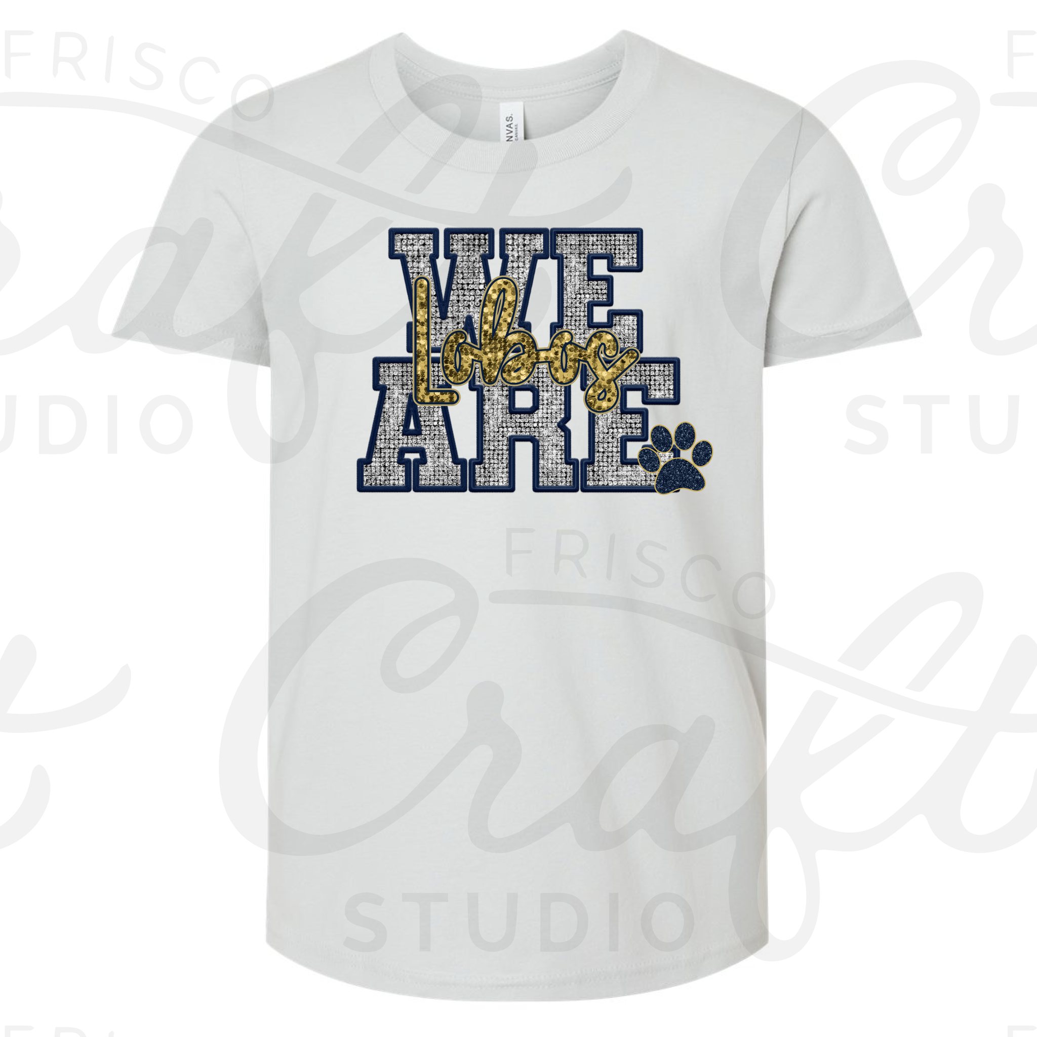 We are Lobos Faux Glitter