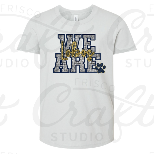 We are Lobos Faux Glitter