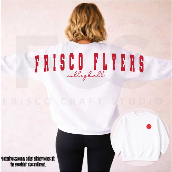 Frisco Flyers Volleyball Marquee Letter Sweatshirt