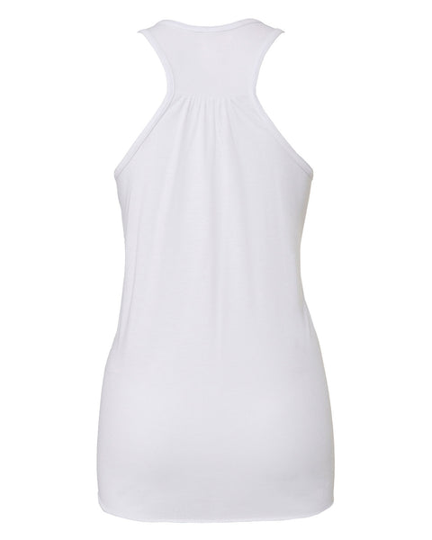 Renegades Softball Word Cloud Flowy Racerback Tank - White