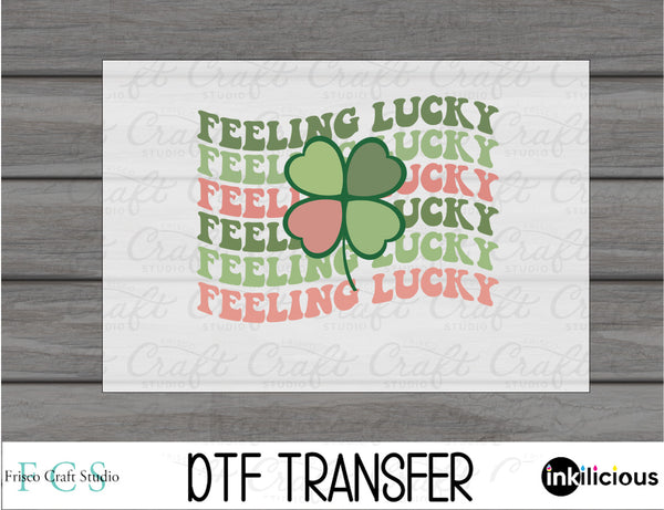 Feeling Lucky Retro Clover DTF