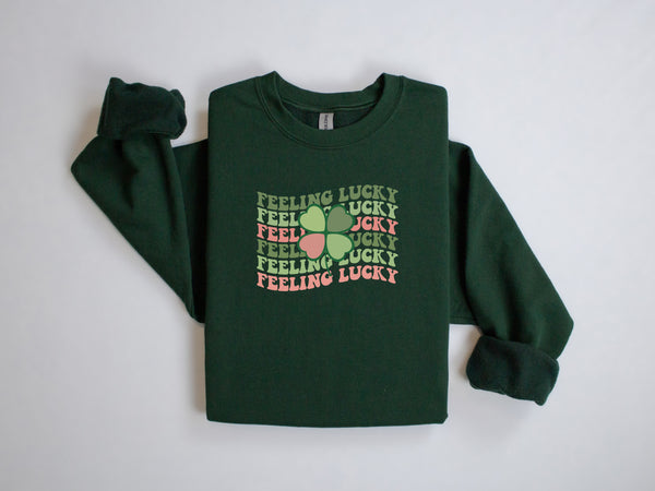 Feeling Lucky Retro Clover DTF