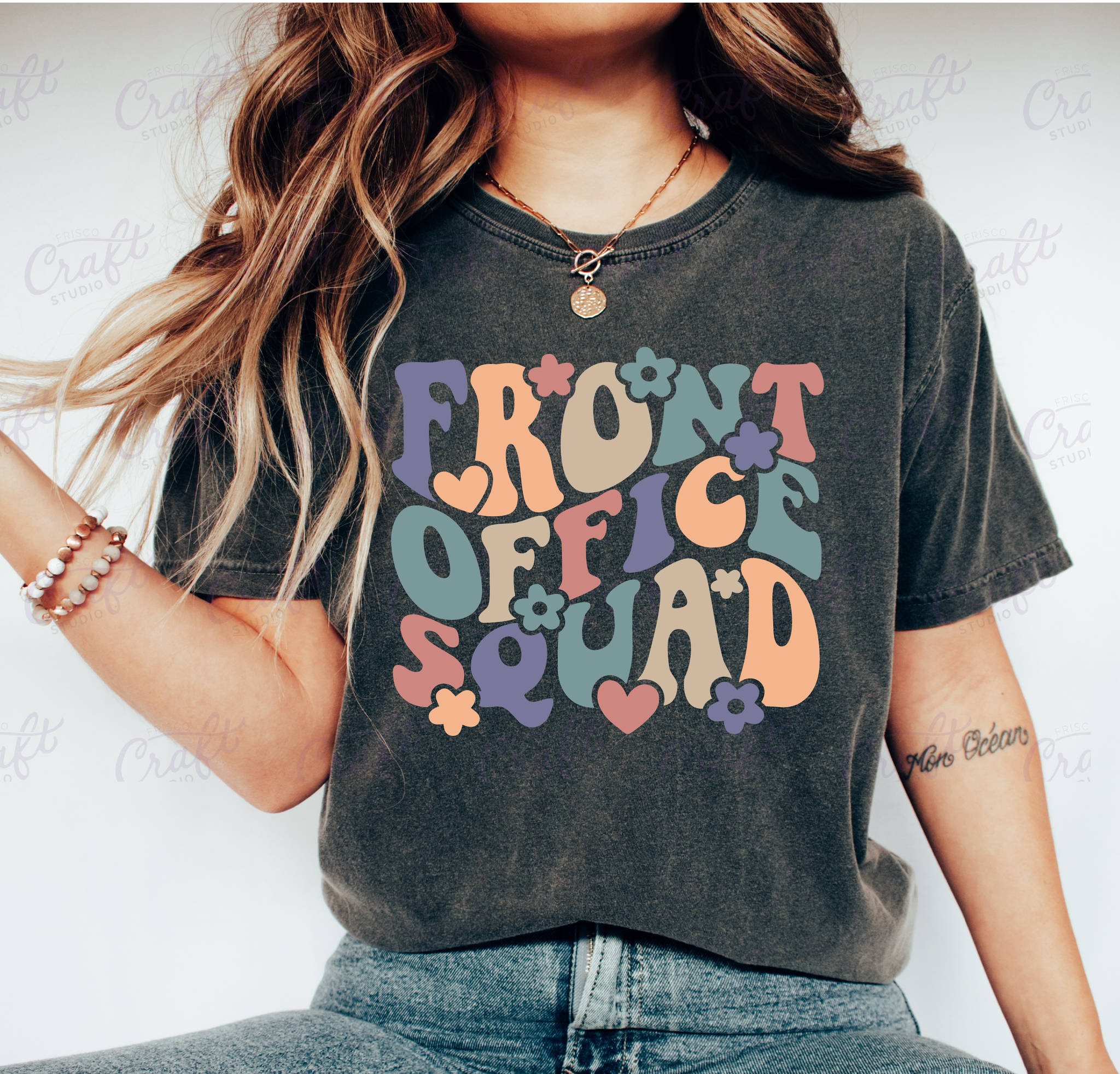 Front Office Squad Shirt-Robertson Elementary