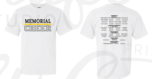 Memorial Cheer Roster Shirt