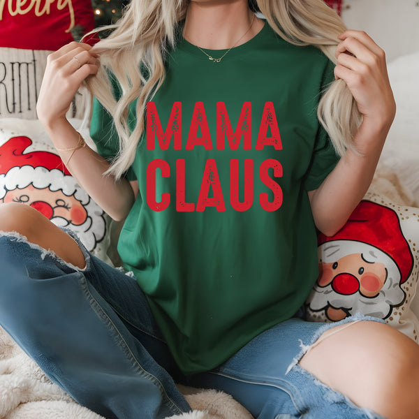 Mama Claus Distressed DTF