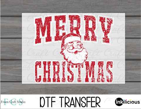 Merry Christmas Collegiate DTF