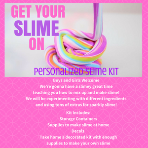 SLIME WORKSHOP- FRIDAY JUNE 15, 2018 10:00AM-NOON