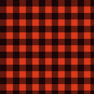 Buffalo Plaid-Red & Black