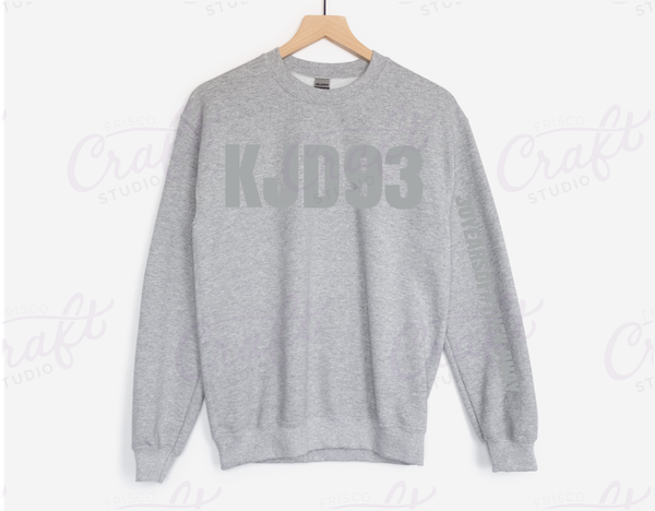 KJD93 Monochromatic Sweatshirt