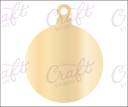 Blank Wood Sign- Ornament