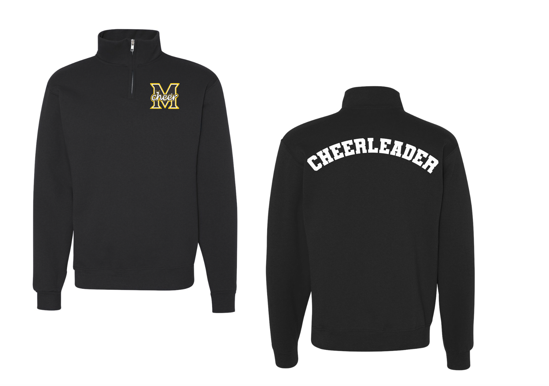 Memorial Cheerleader Zip Up Fleece