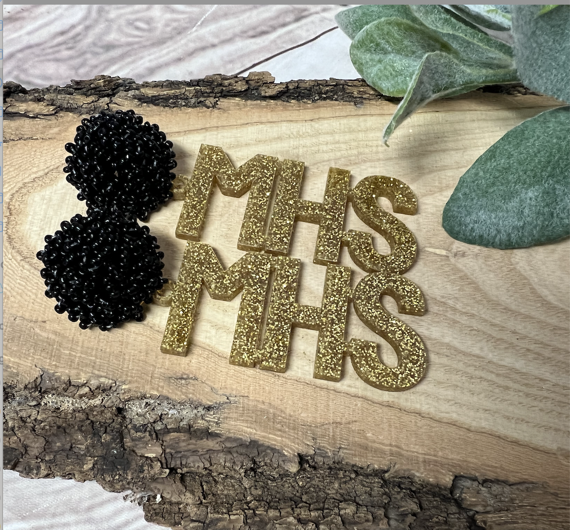 MHS Acrylic Earrings