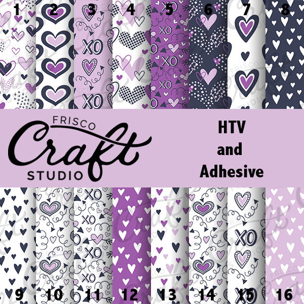 Purple Valentine Vinyl Prints