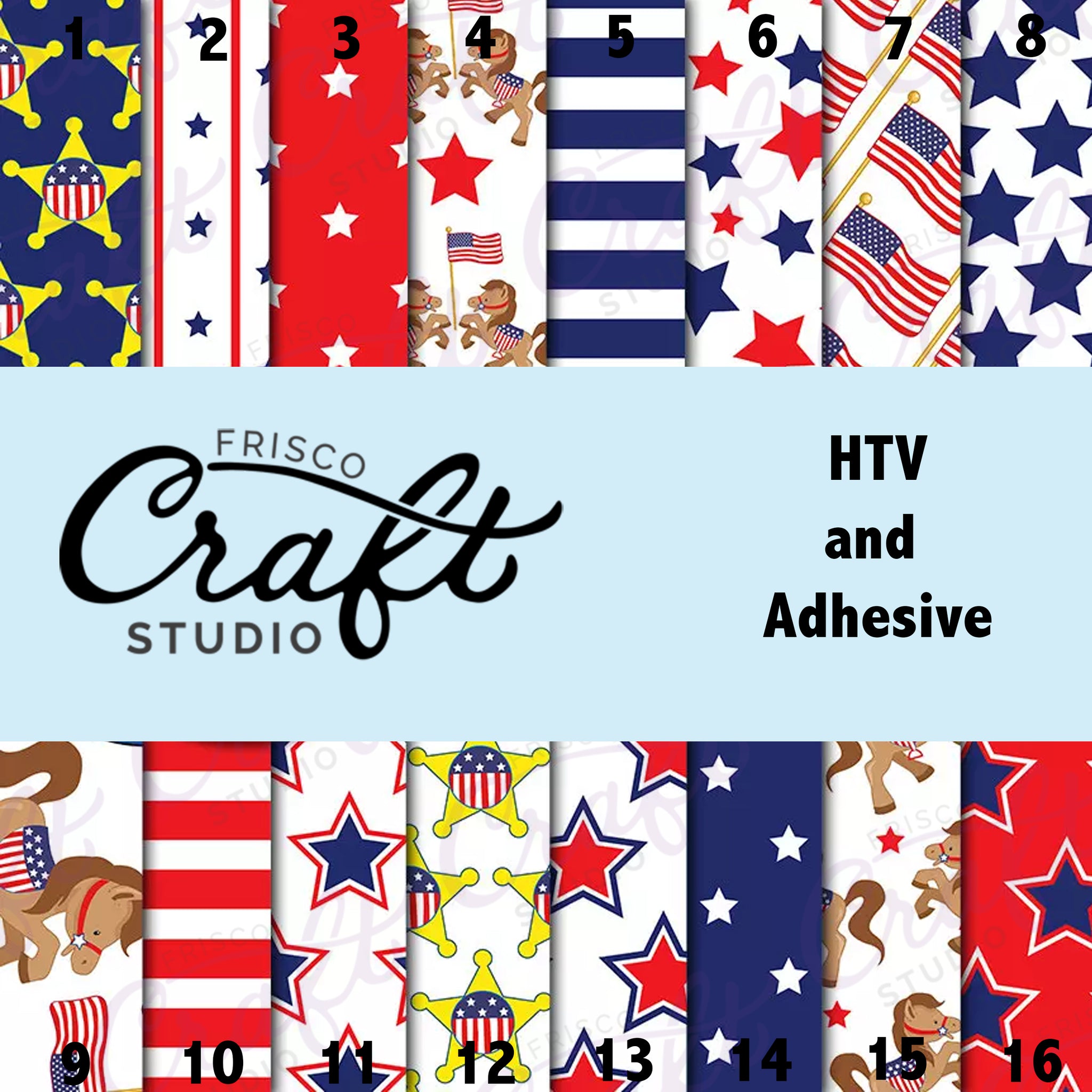 Stars and Stripes Vinyl Prints
