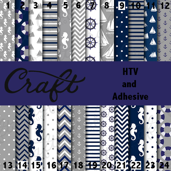 Simply Nautical Vinyl Prints