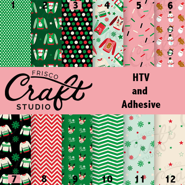 Ugly Christmas Sweaters 2 Vinyl Prints
