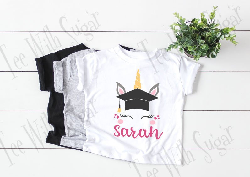 Graduation Unicorn TShirt - Kinder Graduation