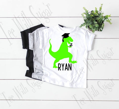 Graduation Dinosaur TShirt - Kinder Graduation